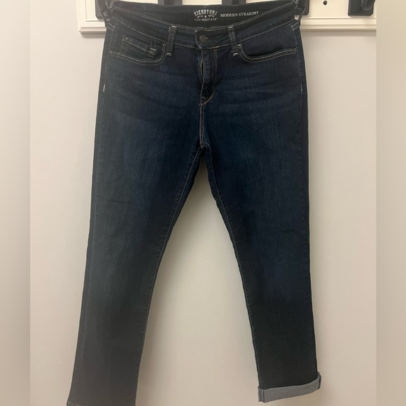 Signature by Levi’s Women’s Straight Leg Jeans - Picture 1 of 4